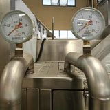 Swing spray basket washing machine