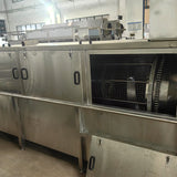 Water flow drum cleaning machine