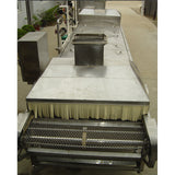 Continuous mesh belt bleaching and ironing machine