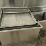 Water flow drum cleaning machine